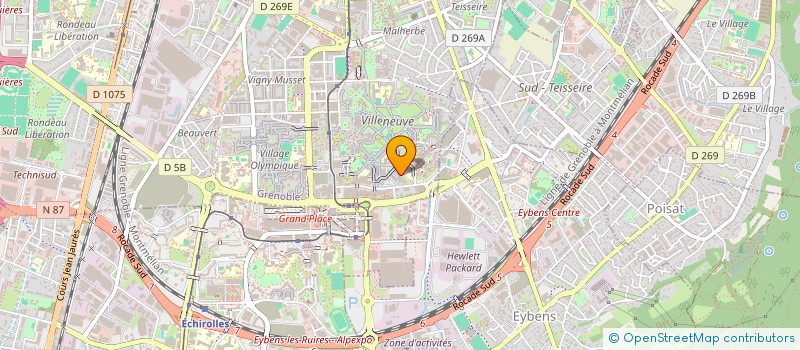 localisation de l'entreprise MONSIEUR SIDI BENMECHTA  GRENOBLE