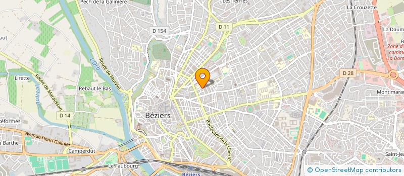 localisation de l'entreprise MONSIEUR SIDI BRAHIM MARZOUKI  BEZIERS
