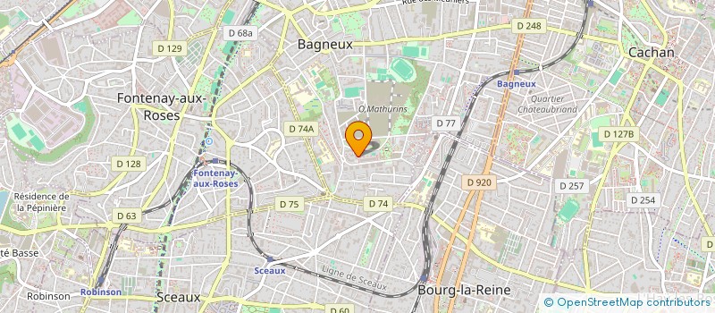 localisation de l'entreprise MONSIEUR SIDI CAMARA à BAGNEUX
