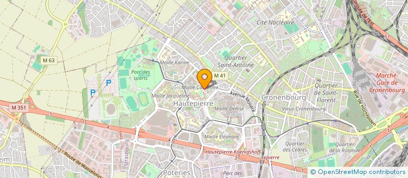 localisation de l'entreprise MONSIEUR SIDI HAIDAR TIDJANI à STRASBOURG