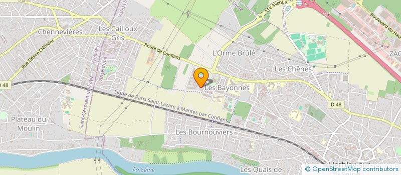 localisation de l'entreprise MONSIEUR SIDI MEBTOUL  HERBLAY-SUR-SEINE