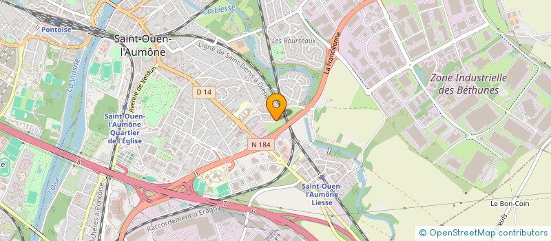 localisation de l'entreprise MONSIEUR SIDI MELLOUK  ST OUEN L AUMONE