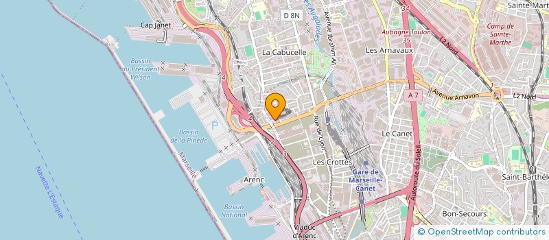 localisation de l'entreprise MONSIEUR SIDI MESSIDI à MARSEILLE