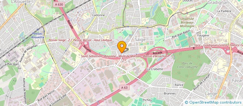 localisation de l'entreprise MONSIEUR SIDI MIRI à PESSAC