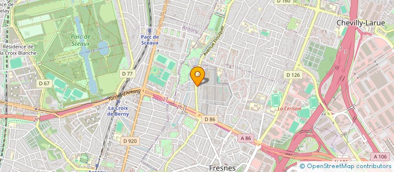 localisation de l'entreprise MONSIEUR SIDI MODIBO SAMASSA  FRESNES