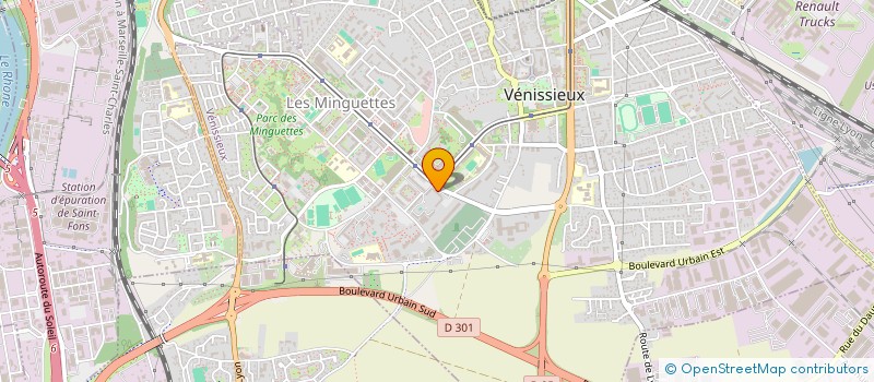 localisation de l'entreprise MONSIEUR SIDI MOHAMED FILALI-IDRISSI  VENISSIEUX