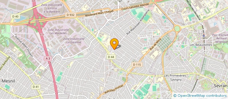 localisation de l'entreprise MONSIEUR SIDI MOHAMED KADA BELARBI à AULNAY-SOUS-BOIS