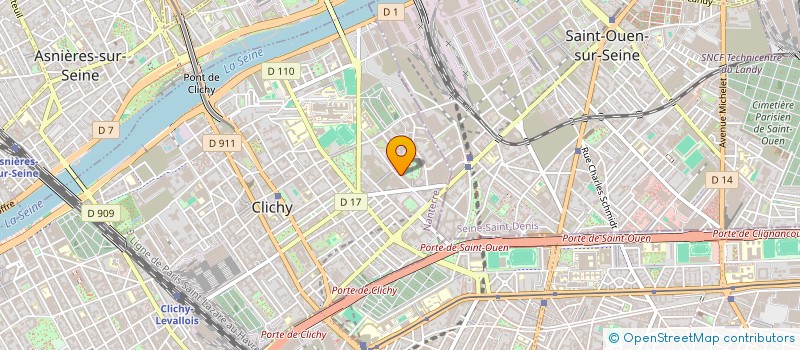 localisation de l'entreprise MONSIEUR SIDI MOHAMED KANTE à CLICHY