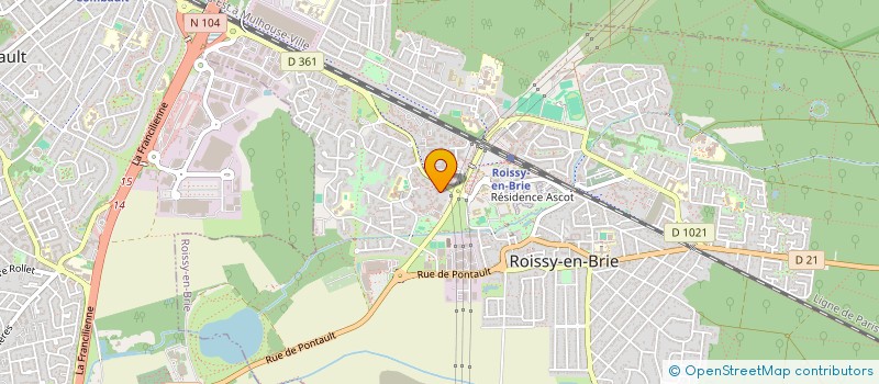 localisation de l'entreprise MONSIEUR SIDI-MOHAMED KEBLI  ROISSY-EN-BRIE