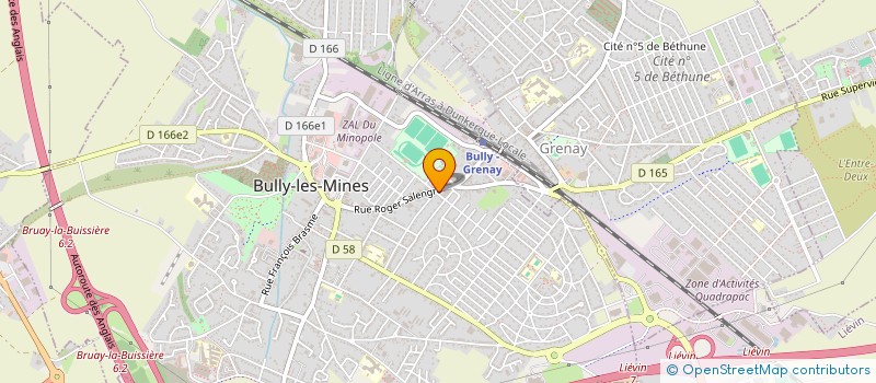 localisation de l'entreprise MONSIEUR SIDI MOHAMED KHITER  BULLY-LES-MINES