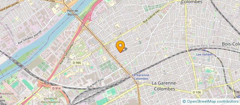 localisation de l'entreprise MONSIEUR SIDI MOHAMED OUDJEDI DAMERDJI à COLOMBES