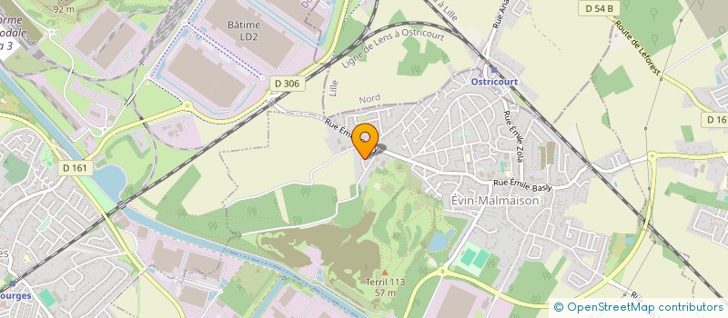 localisation de l'entreprise MONSIEUR SIDI MOHAMED ZAOUI  EVIN-MALMAISON