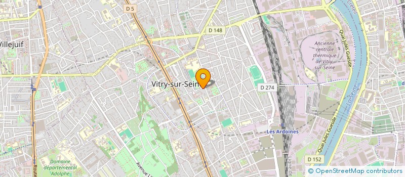 localisation de l'entreprise MONSIEUR SIDI MOHAMMED BENACHOUR à VITRY-SUR-SEINE
