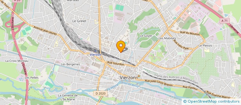 localisation de l'entreprise MONSIEUR SIDI MOHAMMED DERRAS  VIERZON