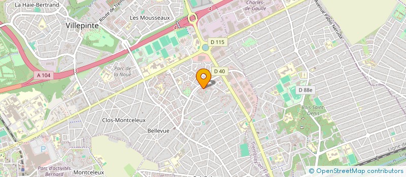 localisation de l'entreprise MONSIEUR SIDI-MOHAMMED GUERMOUCHE à VILLEPINTE