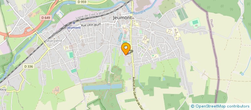 localisation de l'entreprise MONSIEUR SIDI TADJOURI  JEUMONT