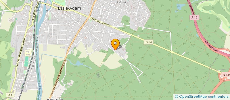 localisation de l'entreprise MONSIEUR SIDI TEMRI  L'ISLE-ADAM