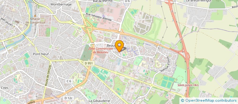 localisation de l'entreprise MONSIEUR SIDI YAYA DIAKITE  POITIERS