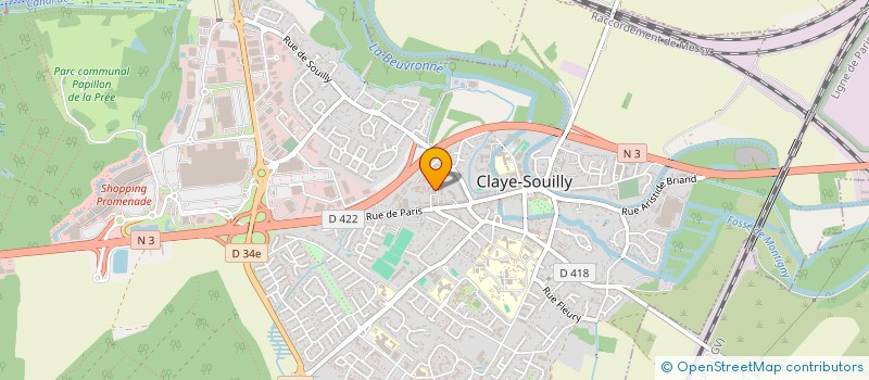 localisation de l'entreprise MONSIEUR SIDI ZAOUI  CLAYE-SOUILLY