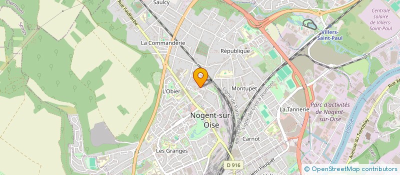 localisation de l'entreprise MONSIEUR SIDIBE MAMADI  NOGENT-SUR-OISE