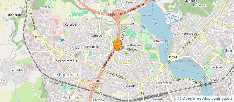 localisation de l'entreprise MONSIEUR SIDICK ABDOULAYE OUMAR  LORIENT