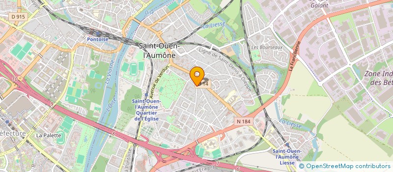 localisation de l'entreprise MONSIEUR SIDICK SOOKHROO à SAINT-OUEN-L'AUMONE