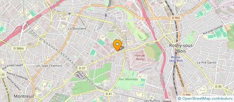 localisation de l'entreprise MONSIEUR SIDIKI CAMARA à MONTREUIL
