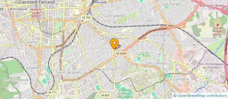 localisation de l'entreprise MONSIEUR SIDIKI CISSE  CLERMONT-FERRAND