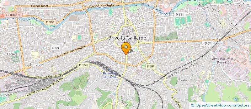 localisation de l'entreprise MONSIEUR SIDIKI KEITA  BRIVE-LA-GAILLARDE