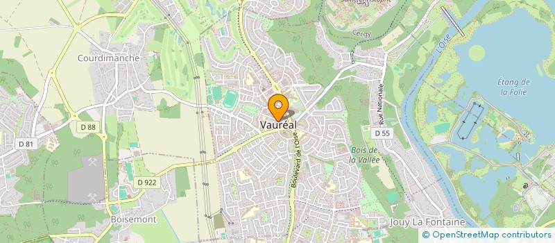 localisation de l'entreprise MONSIEUR SIDIKI NIARE  VAUREAL