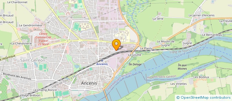 localisation de l'entreprise MONSIEUR SIDIKI SIDIBE  ANCENIS-SAINT-GEREON