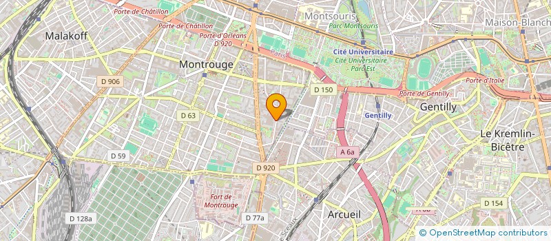 localisation de l'entreprise MONSIEUR SIDIQULLAH AMARZAI  MONTROUGE