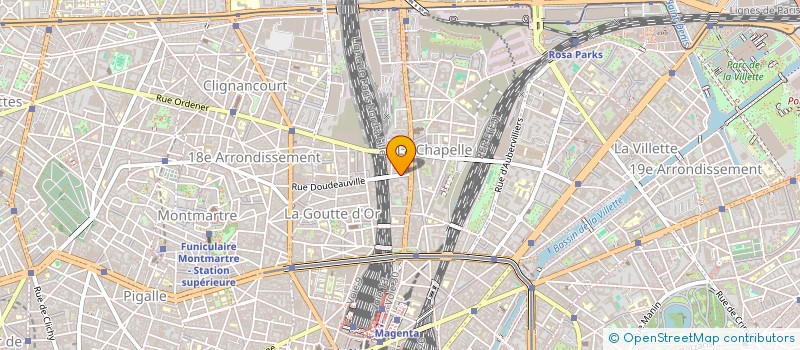 localisation de l'entreprise MONSIEUR SIDIQULLAH HOSAINKHIL  PARIS