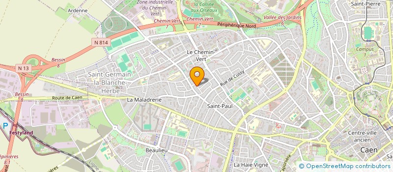 localisation de l'entreprise MONSIEUR SIDJALELDINE MEHDI à CAEN