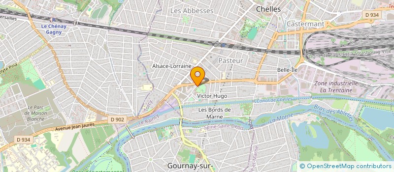 localisation de l'entreprise MONSIEUR SIDNEY BONNE MAISON GANGA  CHELLES