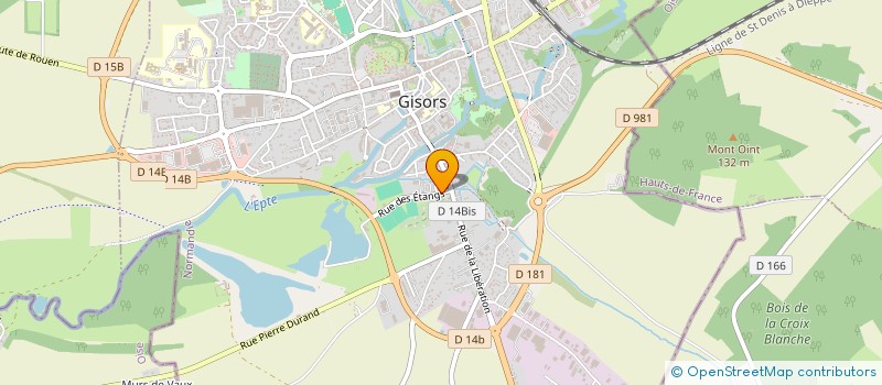 localisation de l'entreprise MONSIEUR SIDNEY BOUILLON à GISORS