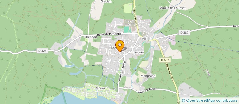 localisation de l'entreprise MONSIEUR SIDNEY DE CHAMPEAUX  VIELLE-SAINT-GIRONS