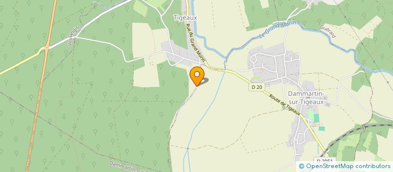 localisation de l'entreprise MONSIEUR SIDNEY LECOQ  DAMMARTIN-SUR-TIGEAUX