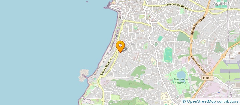 localisation de l'entreprise MONSIEUR SIDNEY LEROY  BIARRITZ