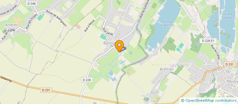 localisation de l'entreprise MONSIEUR SIDOINE DANTIN  BALINGHEM