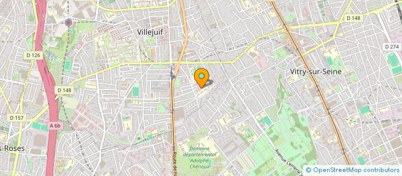 localisation de l'entreprise MONSIEUR SIDY DIALLO  VILLEJUIF