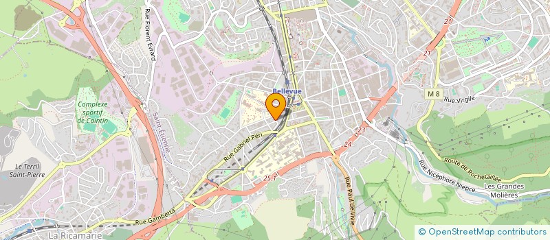 localisation de l'entreprise MONSIEUR SIDY DIAWARA  SAINT-ETIENNE