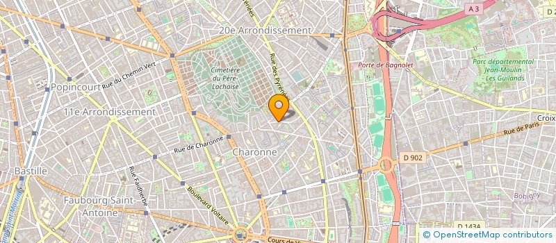 localisation de l'entreprise MONSIEUR SIDY SANE  PARIS