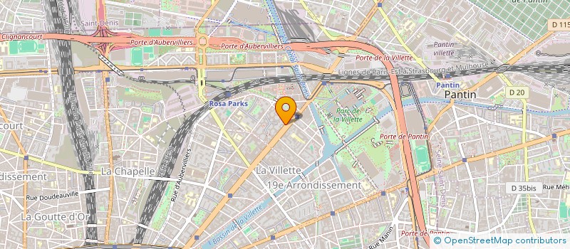 localisation de l'entreprise MONSIEUR SIDYA DRAME  PARIS