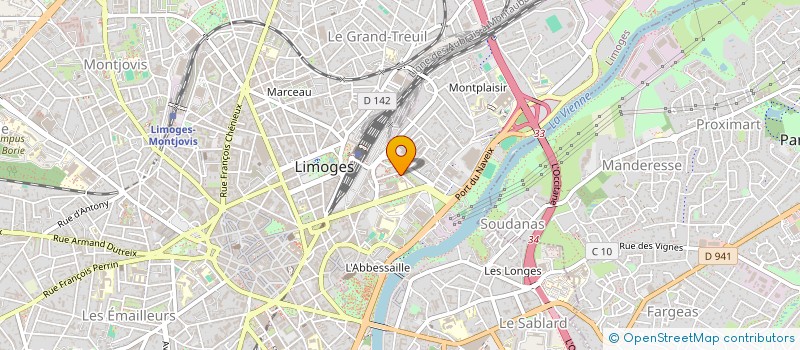 localisation de l'entreprise MONSIEUR SIE PALENFO à LIMOGES
