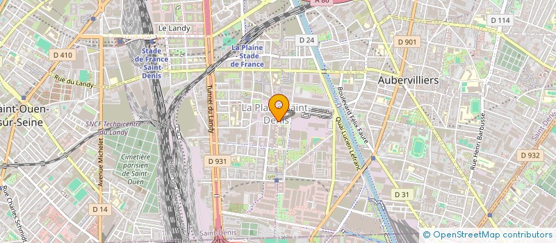 localisation de l'entreprise MONSIEUR SIEF ELSHARKWY  AUBERVILLIERS