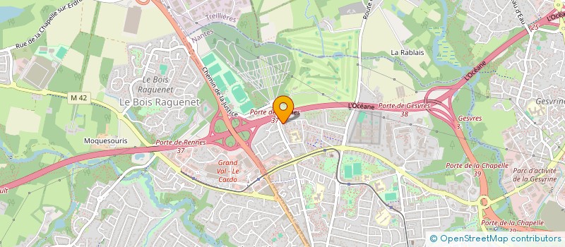 localisation de l'entreprise MONSIEUR SIEGFRIED CHAPOTIN  NANTES