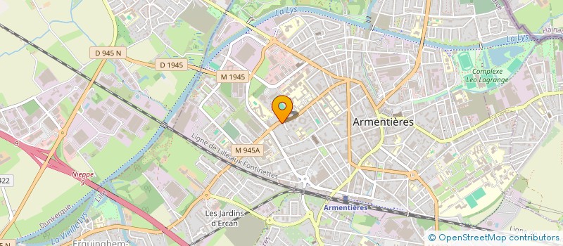 localisation de l'entreprise MONSIEUR SIEGFRIED FROIDEVAL  ARMENTIERES