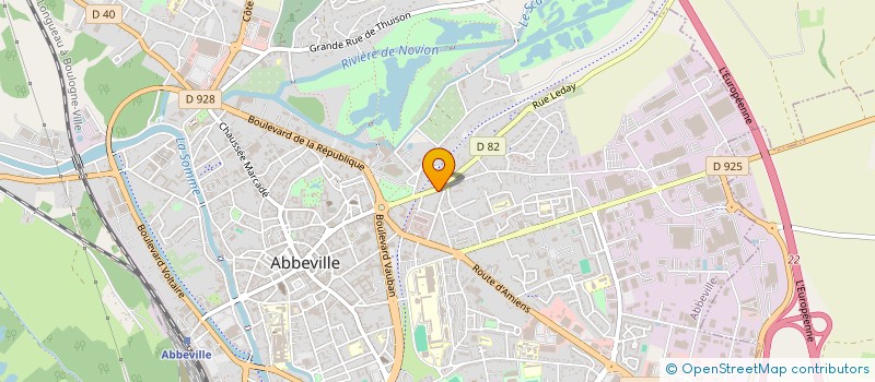 localisation de l'entreprise MONSIEUR SIEGFRIED HAEHNE à ABBEVILLE