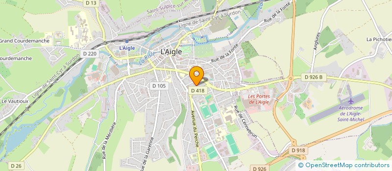 localisation de l'entreprise MONSIEUR SIEGFRIED LECLERCQ à L'AIGLE